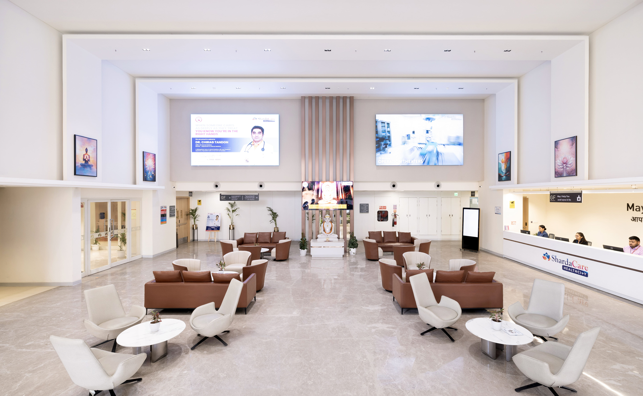 Grand Welcoming Entrance